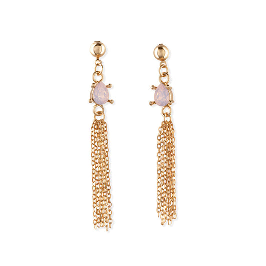 Netted Fall Drop Earrings