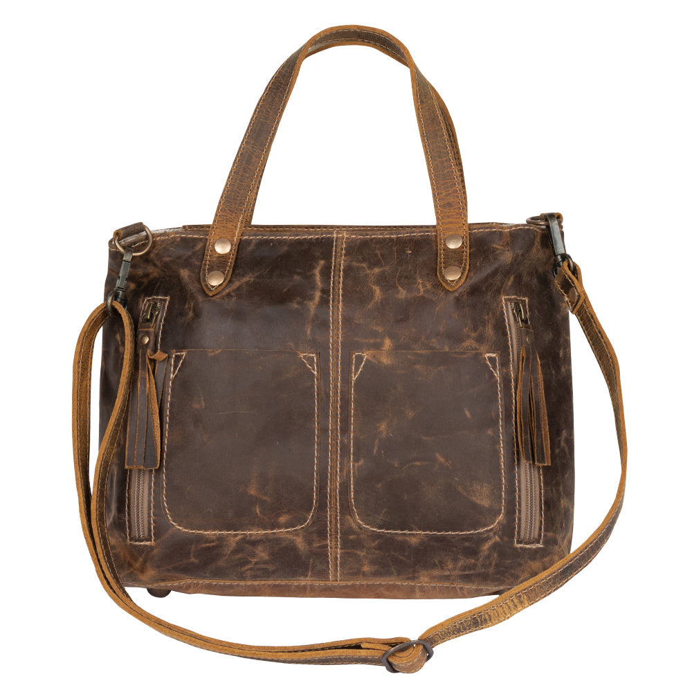 Myra Suede Handbag