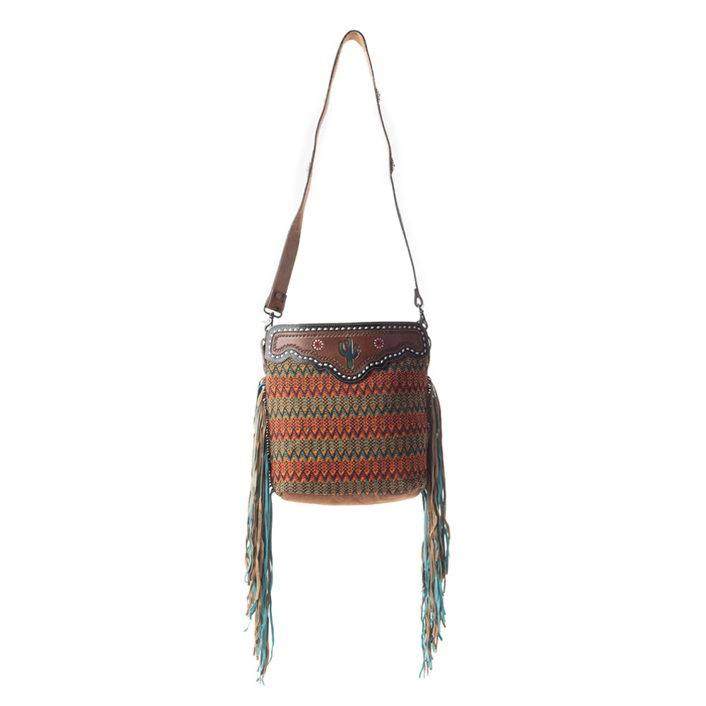Hues Hand-Tooled Bag