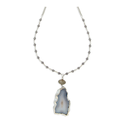 Gladness Stone Pendant Necklace