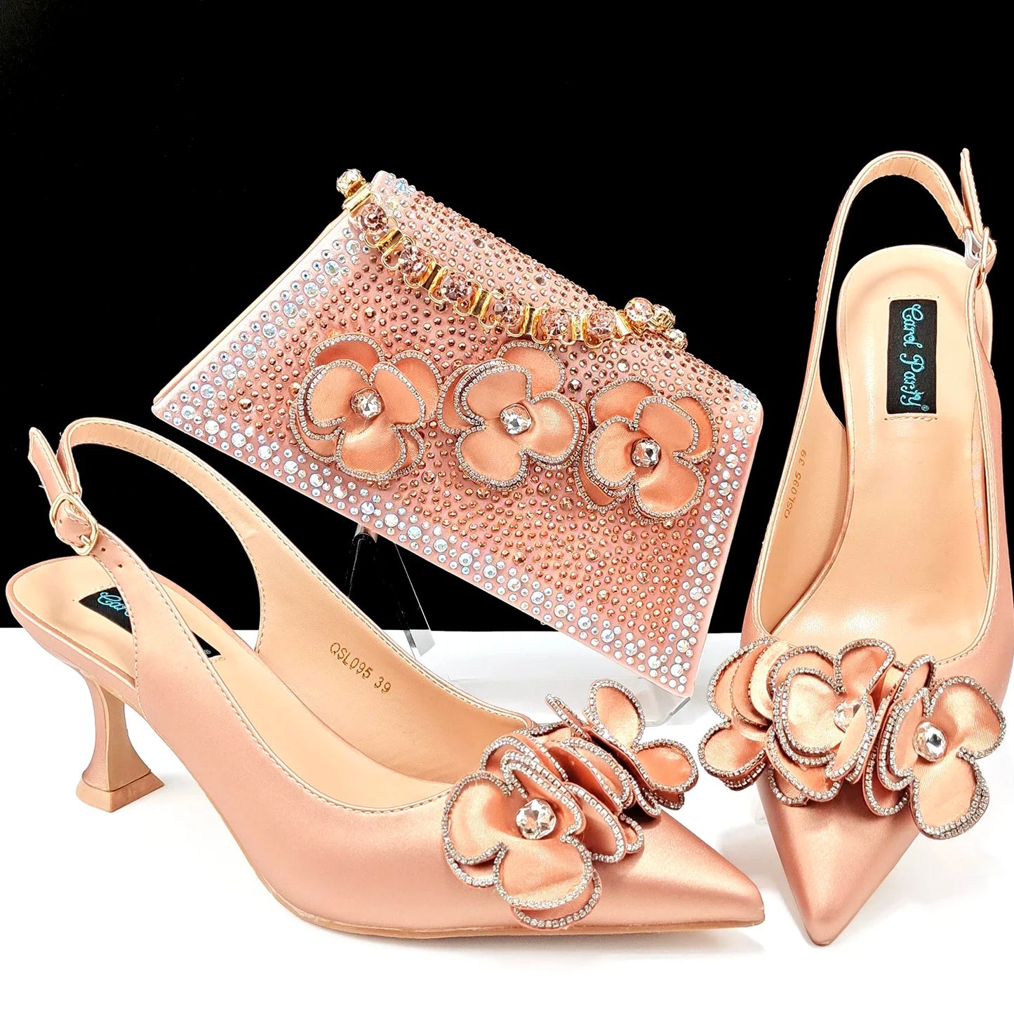 Italian Shoes And Bag Sets For Evening Party ED128