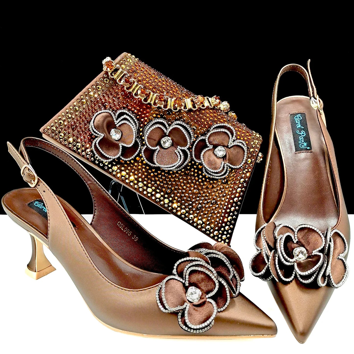 Italian Shoes And Bag Sets For Evening Party ED128
