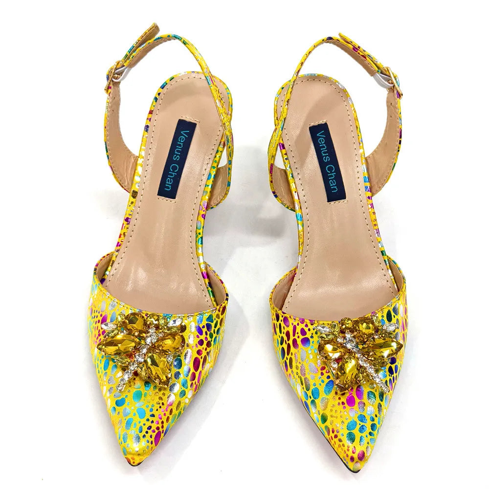 New Ladies Heels And Matching Bag Set NBG54