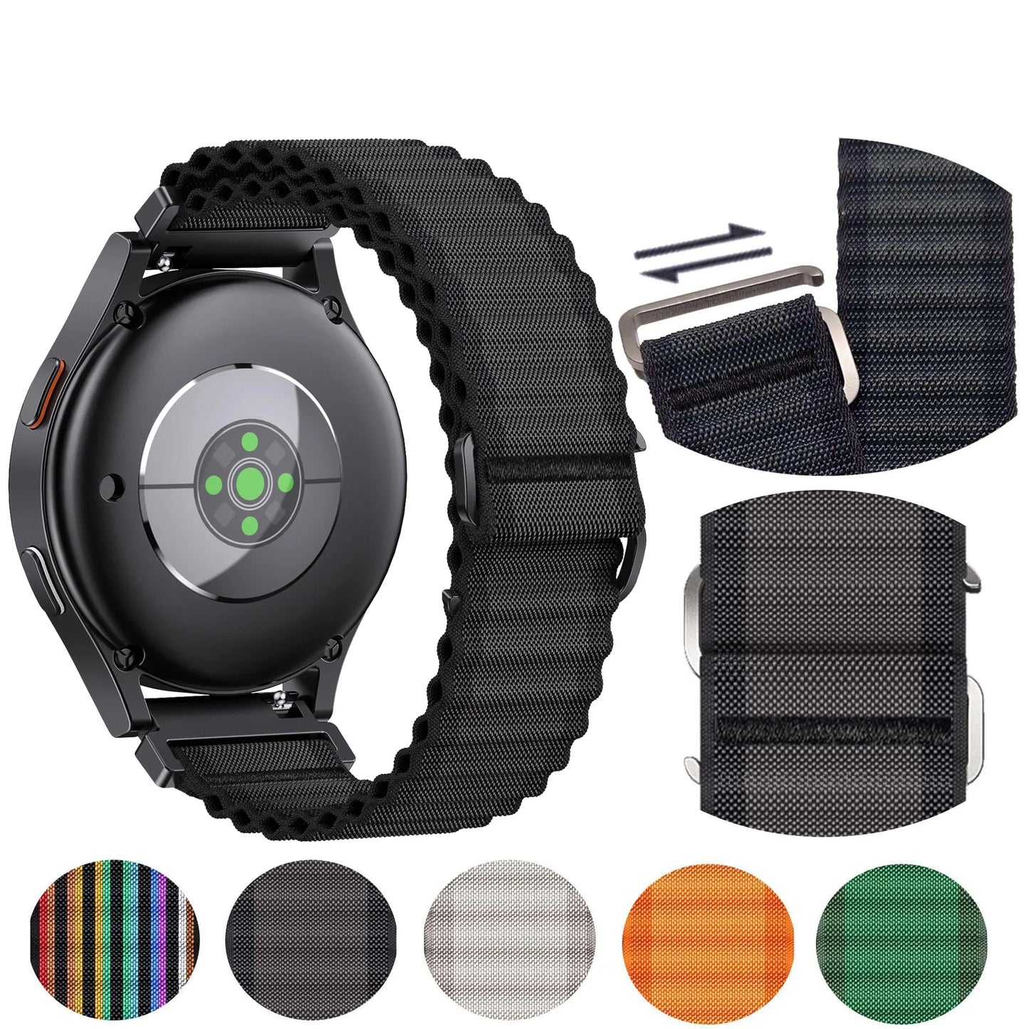 COROS Nylon Watch Band Unisex Strap for COROS Smartwatch - Durable Comfort