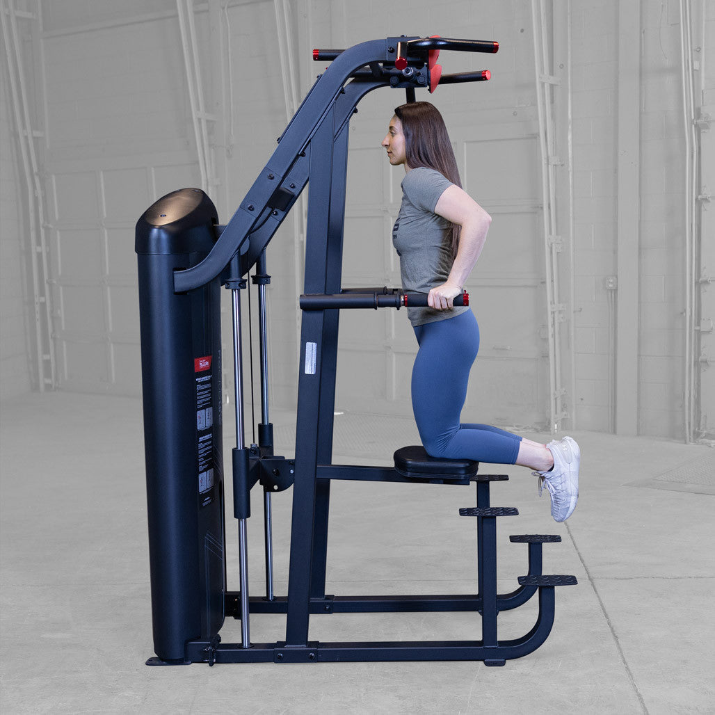 Body-Solid S2ACDX Series 2 Weight Assist Vertical Knee Raise Machine