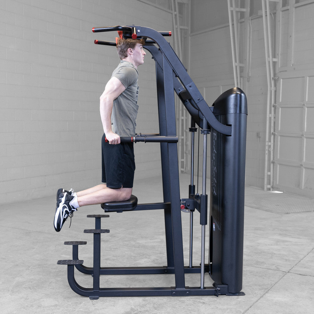 Body-Solid S2ACDX Series 2 Weight Assist Vertical Knee Raise Machine