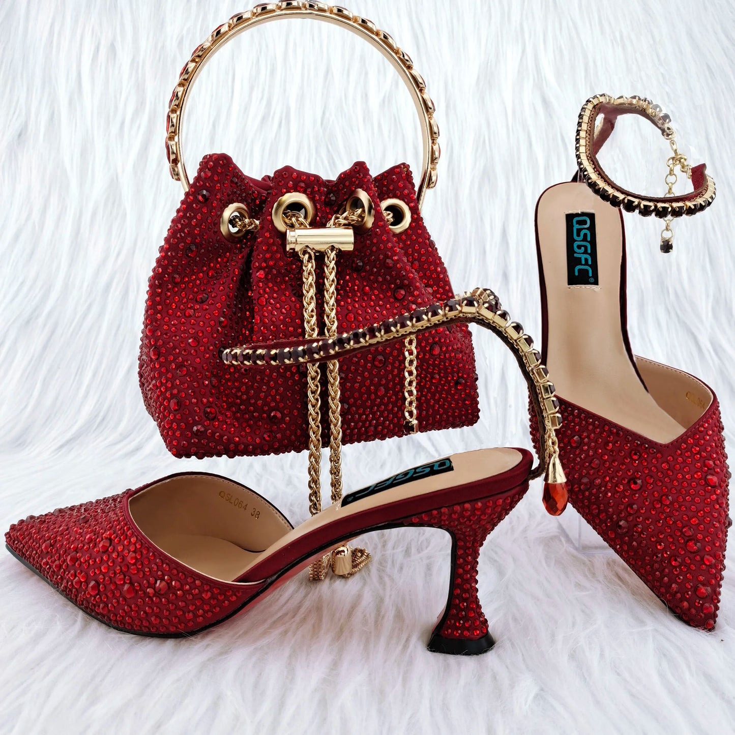 New Arrival Shoes and Bag Set HGY1-26