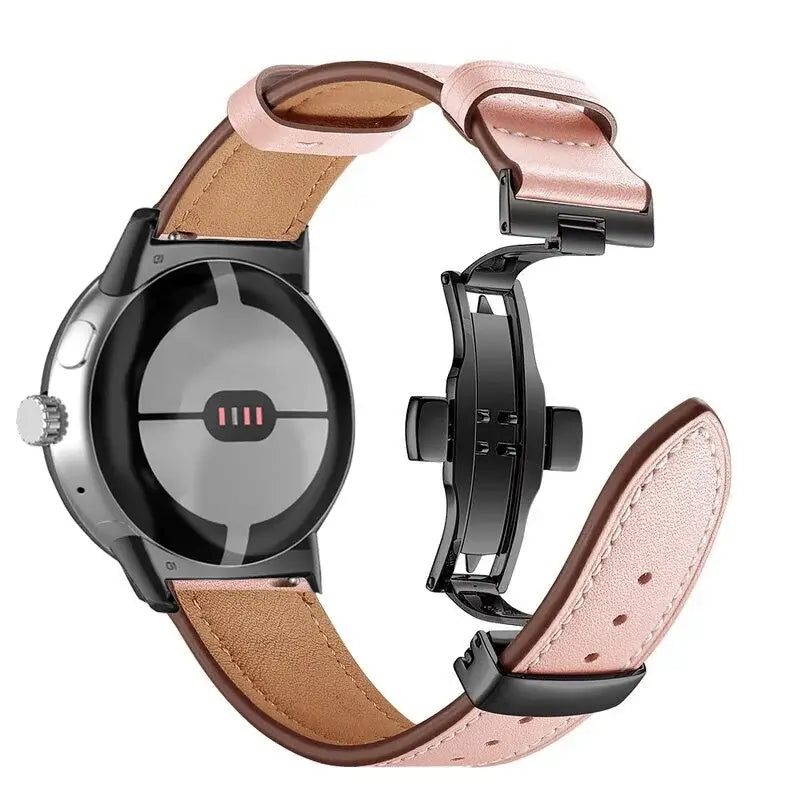 Genuine Leather Google Pixel Watch Band - Stylish & Durable