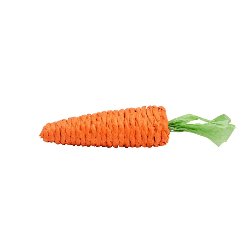 Sound Carrot Cat Toy | Teething & Anti-Bite Cuddle Stick for Cats