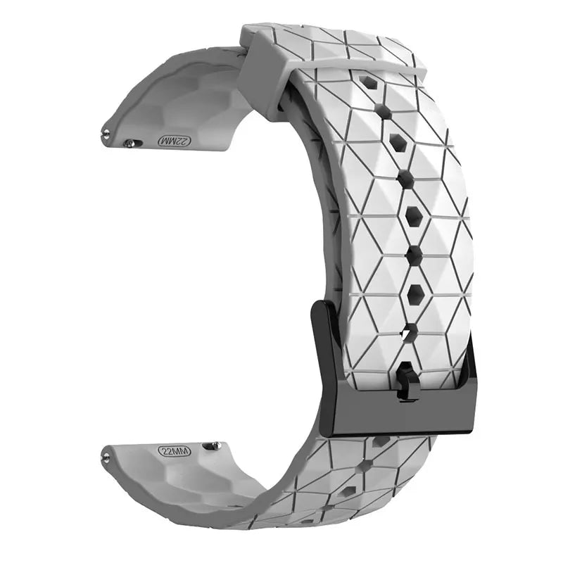 COROS Bands Silicone Sport Watch Strap Football Pattern Unisex Waterproof