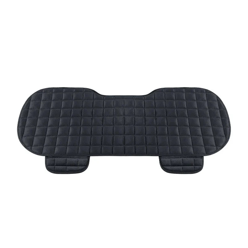 Car Seat Cover Front Rear Flocking Cloth Cushion Non Slide Winter Auto Protector Mat Pad Keep Warm Universal Fit Truck Suv Van