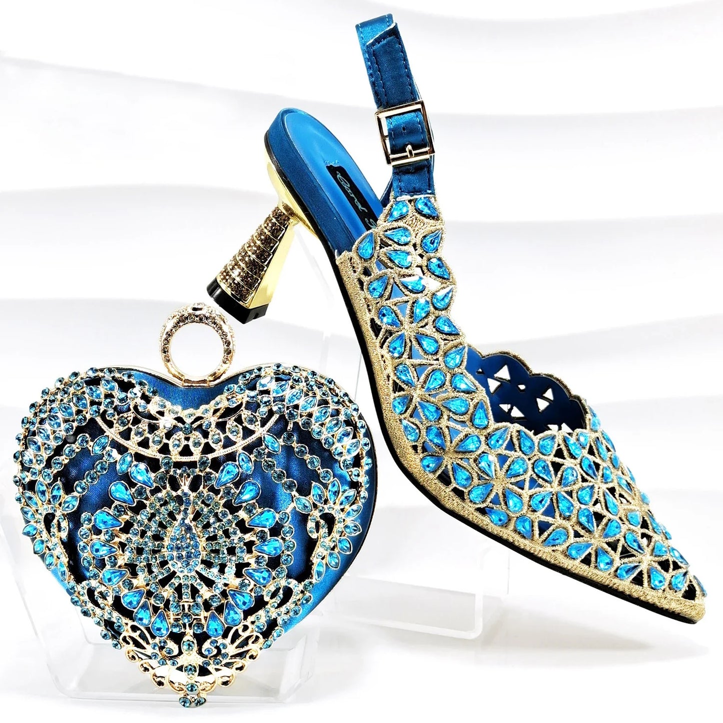 Lastest Italian Ladies Shoes with Matching Bag Set BGQ1-3
