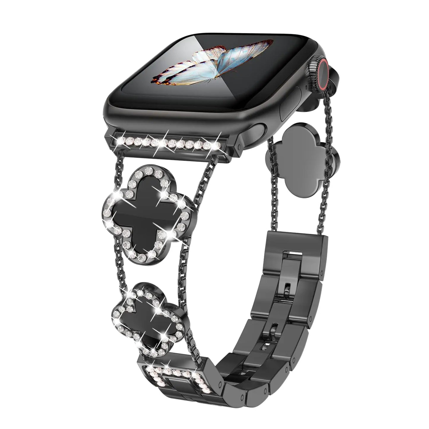 Apple Watch Diamond Metal Band - Elegant Stainless Steel Strap