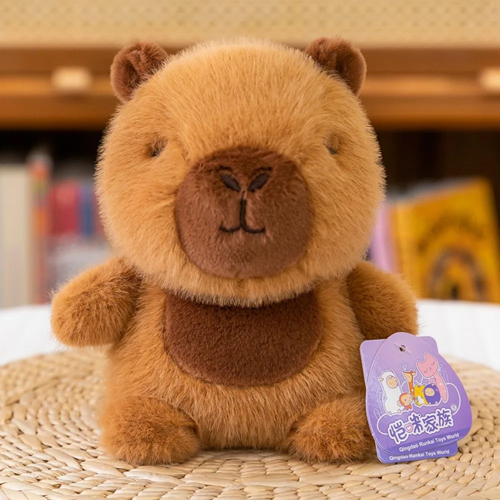 Cute 16cm Plush Companion Doll Capybara Elephant Stuffed Animal Pillow Plush Bear Animal Plush Toy Sleeping Gift