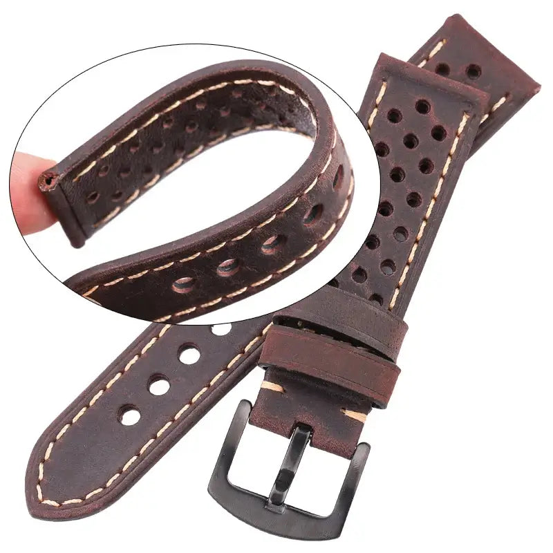 Ticwatch Breathable Leather Band - Stylish and Comfortable