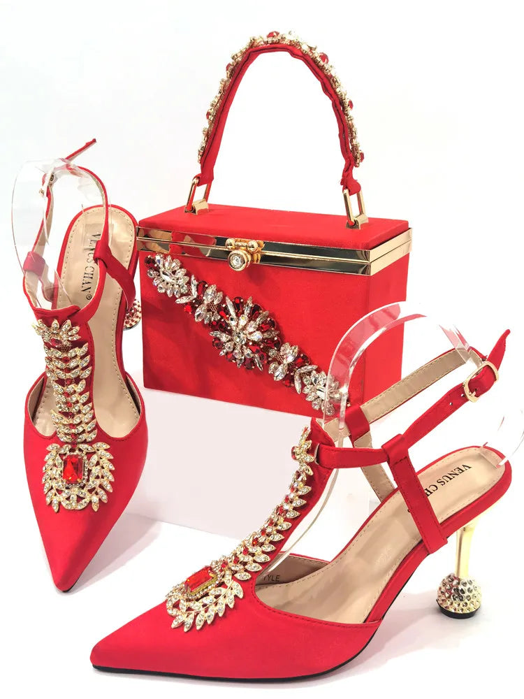 Italian Shoe and Bag Set New HUY1-11