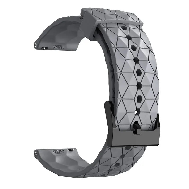 COROS Bands Silicone Sport Watch Strap Football Pattern Unisex Waterproof