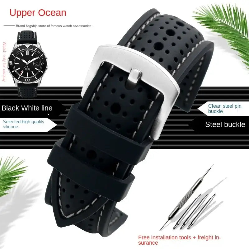 Ticwatch Silicone Band - Breathable, Comfortable, Versatile