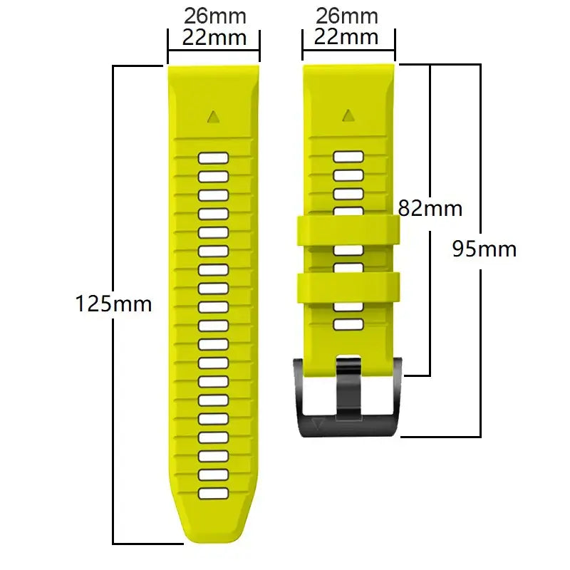 Garmin Soft Silicone Band - QuickFit Stylish and Comfortable