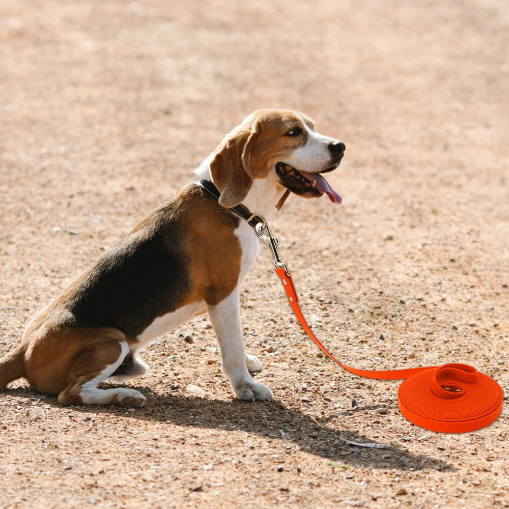 Waterproof PVC Dog Leash – Long Training & Walking Lead (3m/5m/10m/15m)