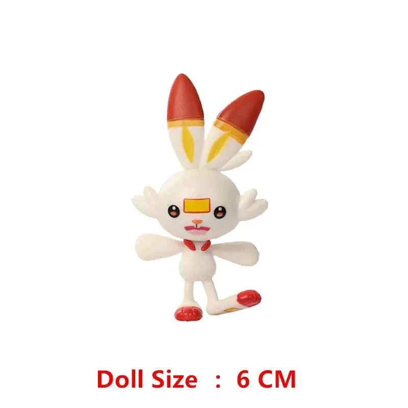 Pokemon 4-13Cm New Cartoons Movie Anime Figure Pikachu Mewtwo Charmander Blastoise Gurado Pet Action Model Toy Gifts