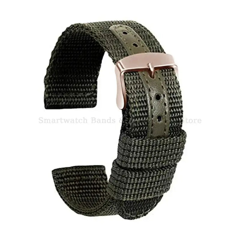 Ticwatch Nylon and Leather Band Eco-Friendly Stylish Design