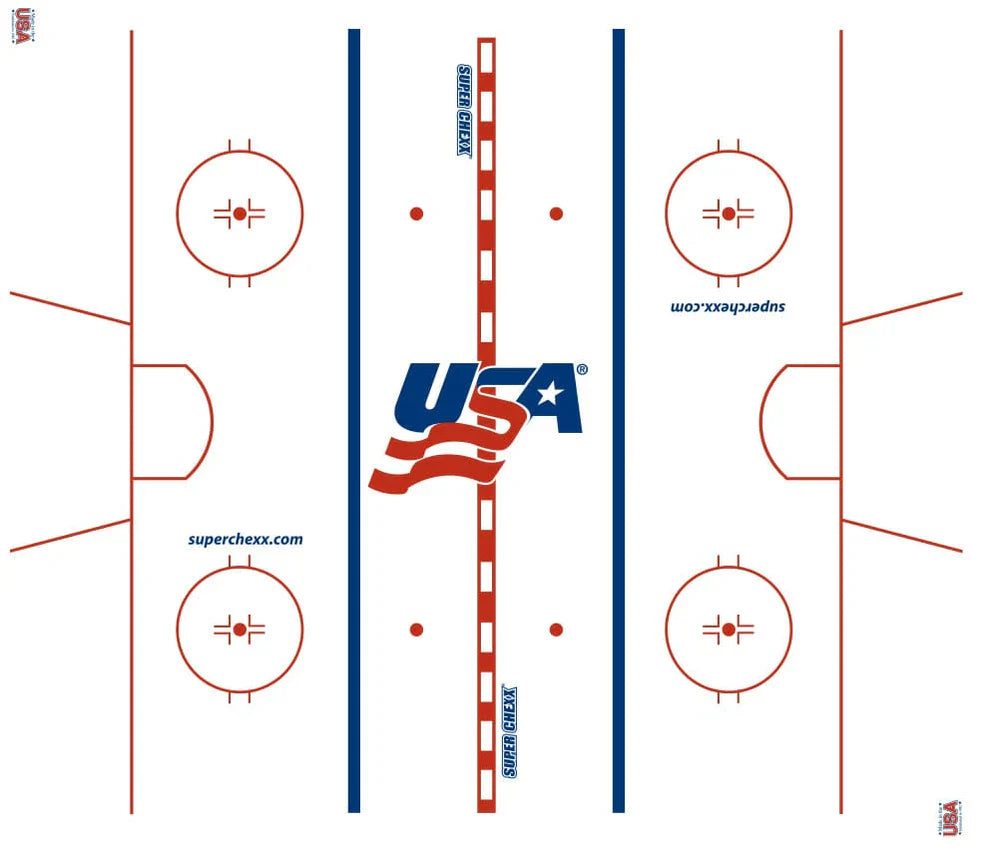 Licensed "USA vs Canada" Super Chexx PRO® Bubble Hockey Table