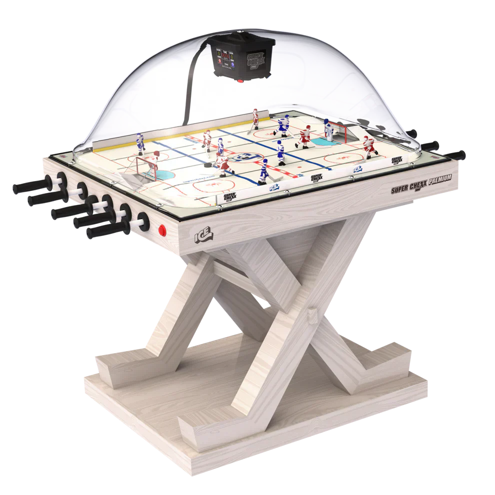 Premium NCAA® Licensed Super Chexx PRO® Wood Bubble Hockey Table