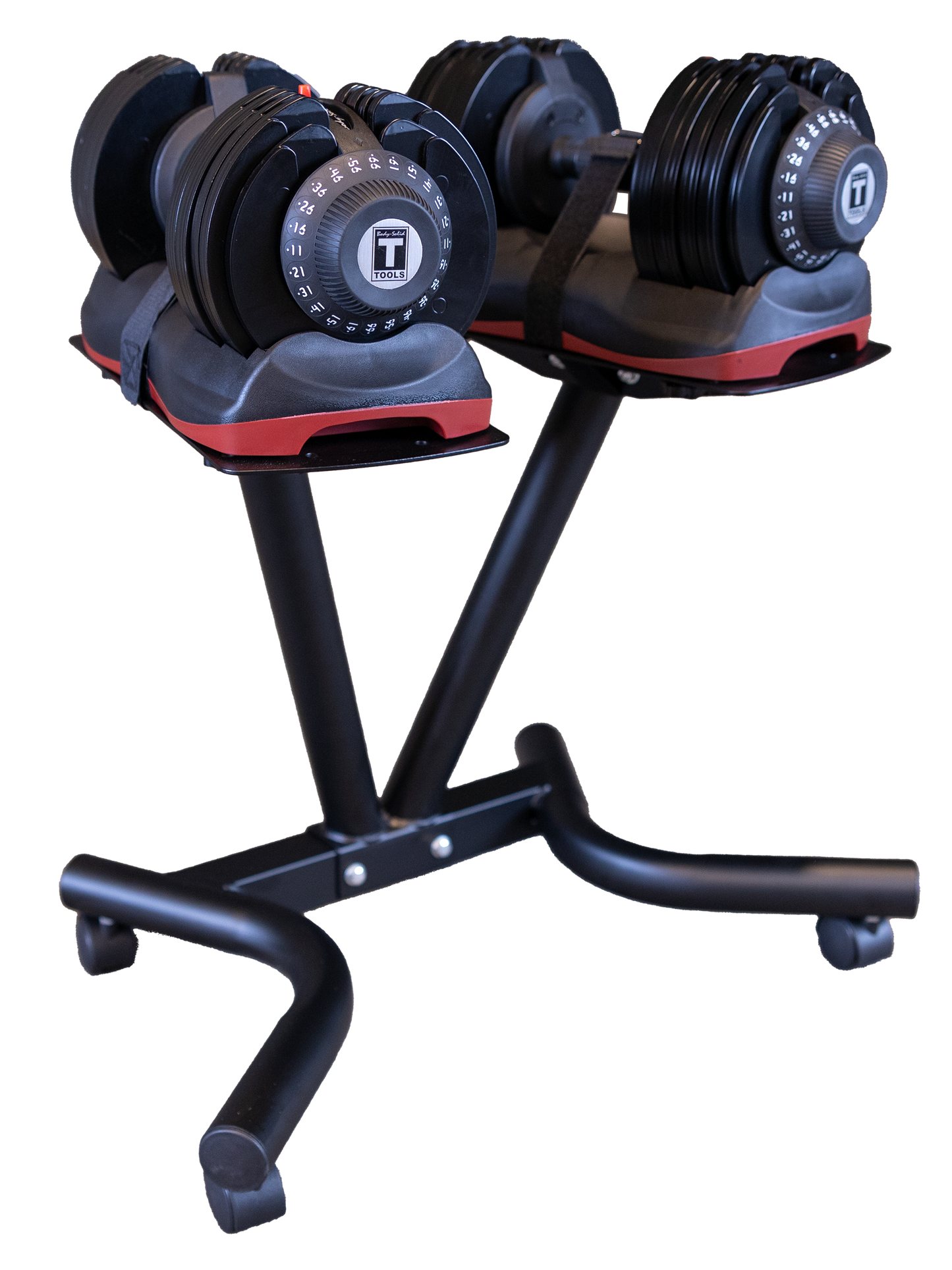 Body-Solid SDBX132ST Adjustable Dumbbell Pair with Stand