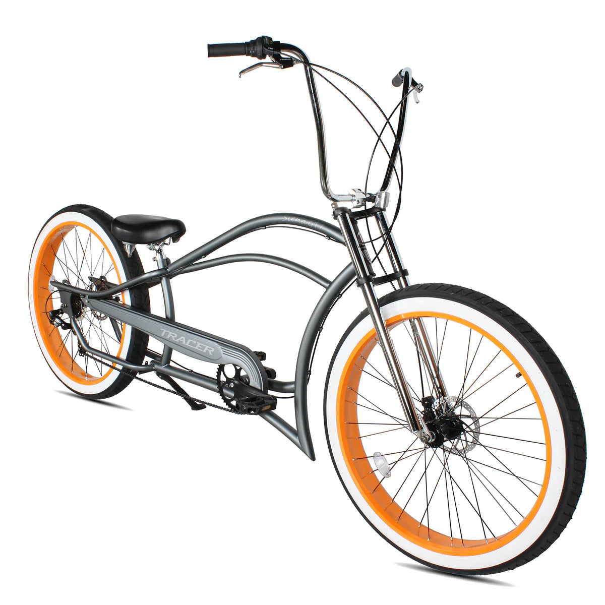 Tracer Siena GT-7 29" Chopper Stretch Cruiser Fat Tire Bike 7-Speed