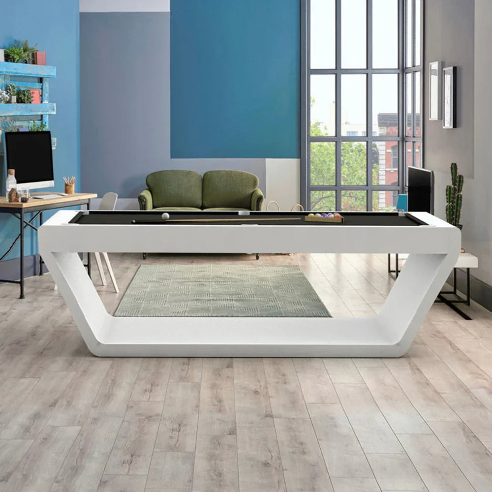 White Billiards The Sofia Modern Slate Pool Table