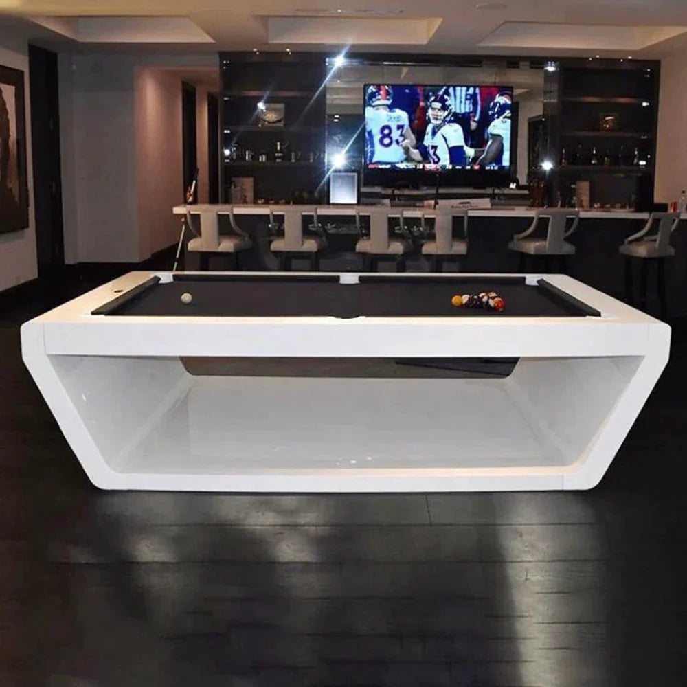 White Billiards The Sofia Modern Slate Pool Table