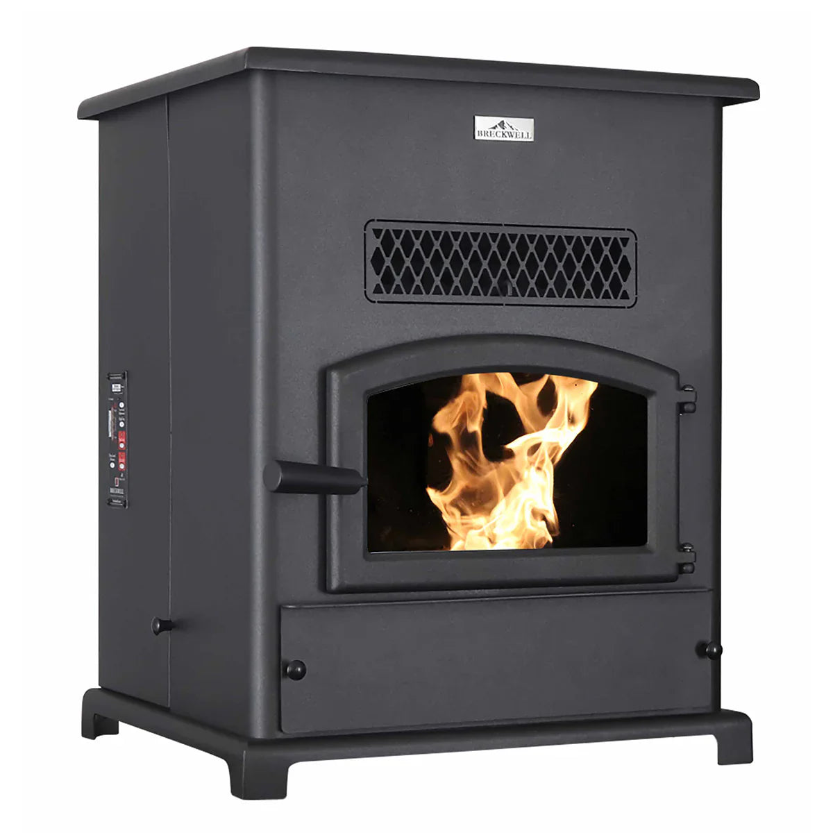 Breckwell SP1000E Big E Pellet Stove, Cast Door