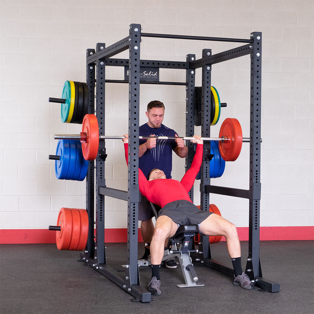 Body-Solid SPR1000SS Commercial Power Rack with Safety Straps