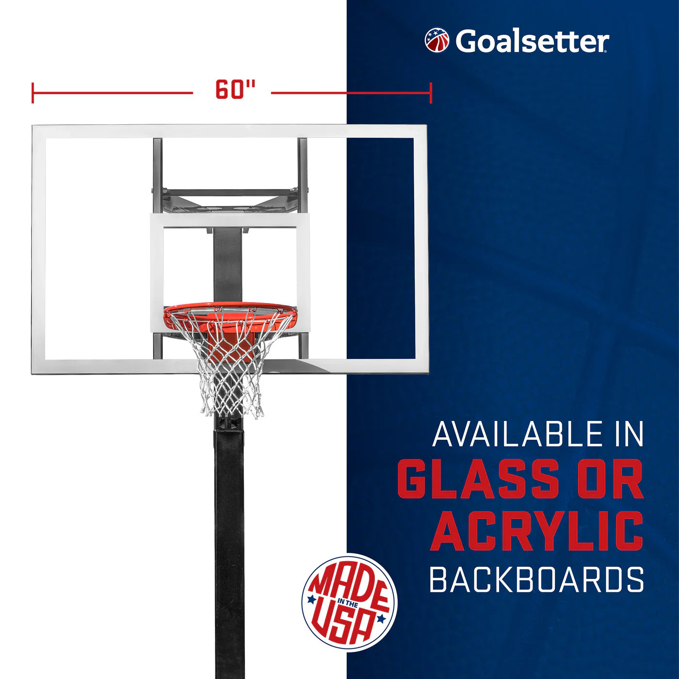 Goalsetter All American 60" In Ground Basketball Hoop