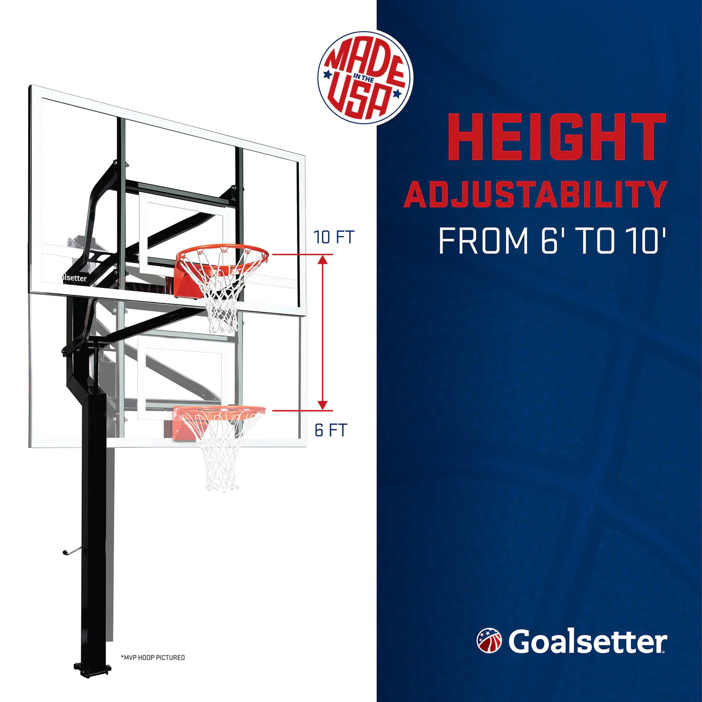 Goalsetter All American 60" In Ground Basketball Hoop