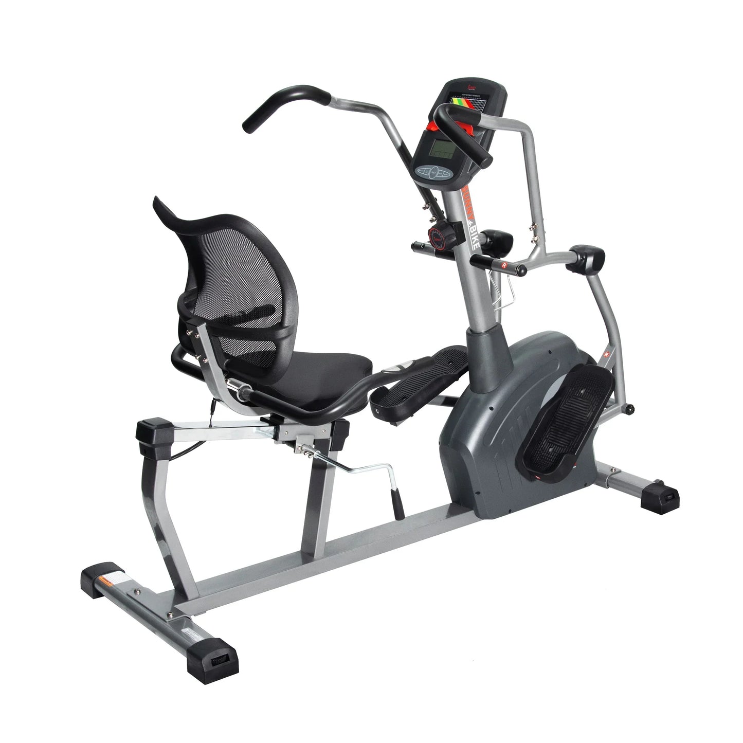Smart Programmable Electro-Magnetic Resistance Recumbent Elliptical Cross Trainer