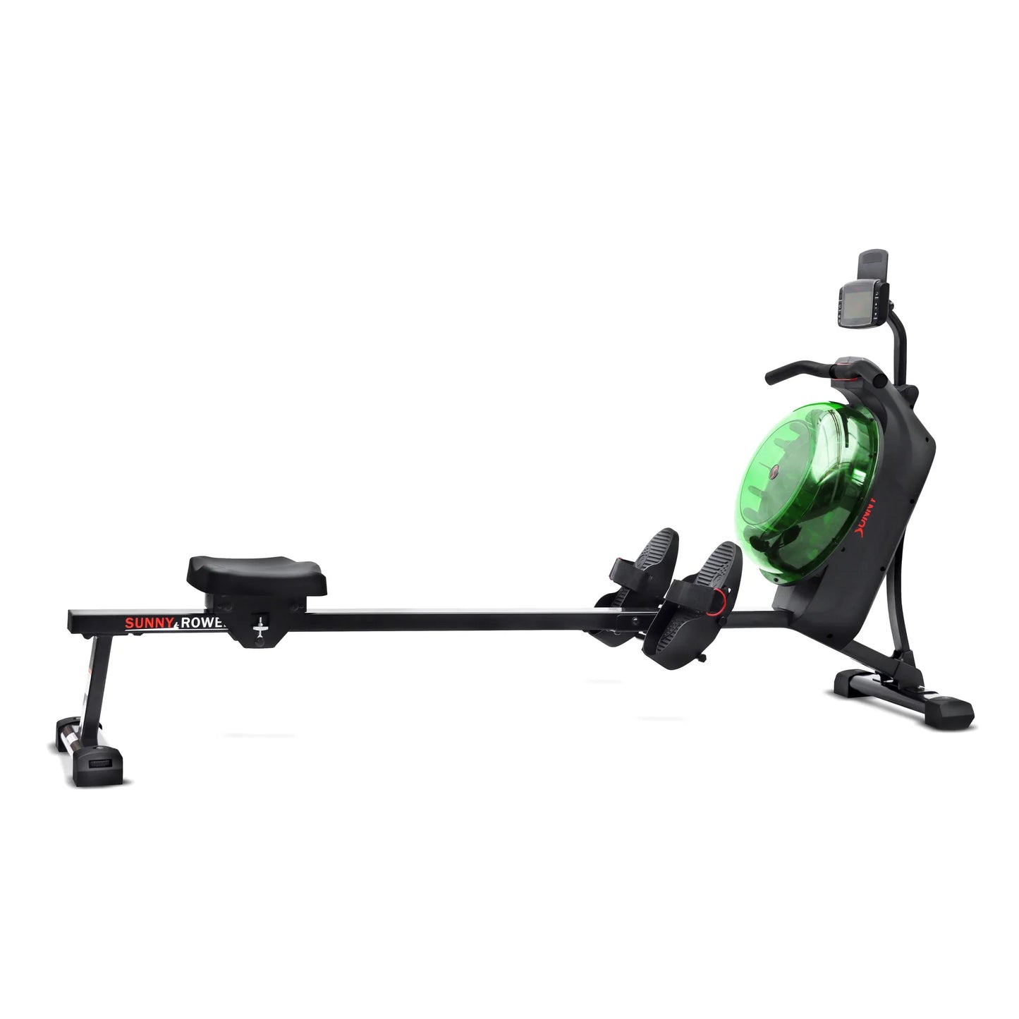 Hydro + Dual Resistance Smart Magnetic Water Rowing Machine by Sunny Health & Fitness