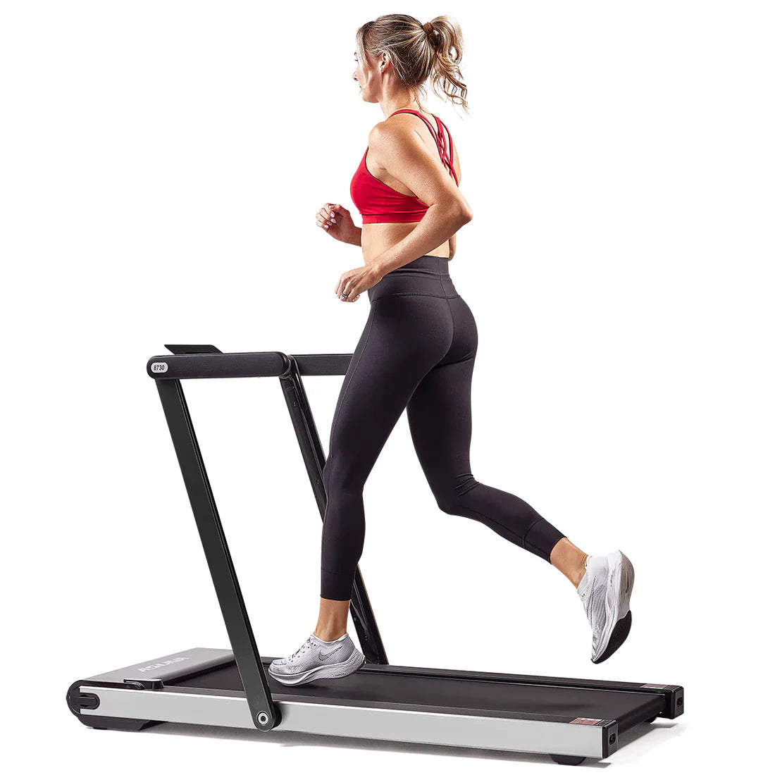 Space Saving Commercial Treadmill, Slim Motorized Asuna by Sunny Health & Fitness