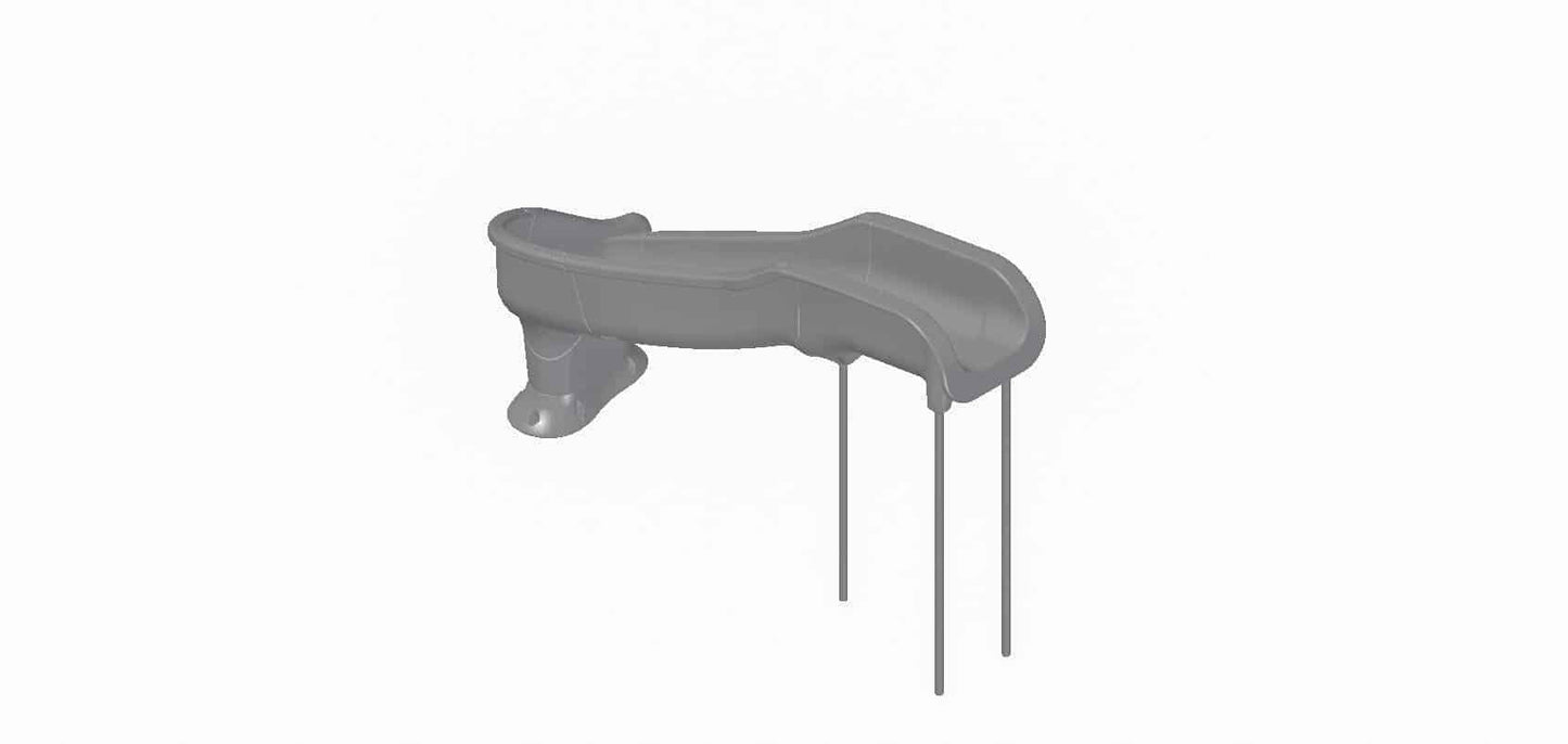 Global Pool Products SW17 Landscape Pool Slide