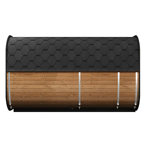 SaunaLife Model CL12GCP Cube-Series Outdoor Home Sauna Suite Kit
