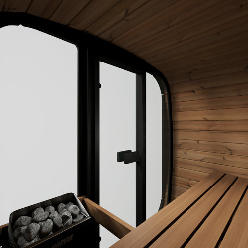 SaunaLife Model CL4G Cube-Series Outdoor Home Sauna Kit
