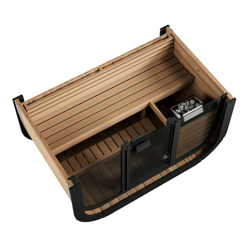 SaunaLife Model CL4G Cube-Series Outdoor Home Sauna Kit