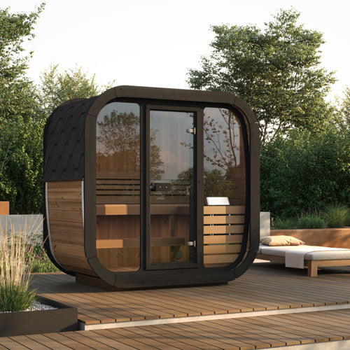 SaunaLife Model CL4G Cube-Series Outdoor Home Sauna Kit