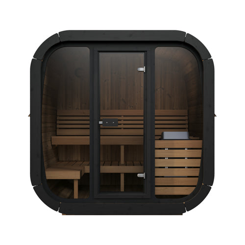 SaunaLife Model CL5G Cube-Series Outdoor Home Sauna Kit