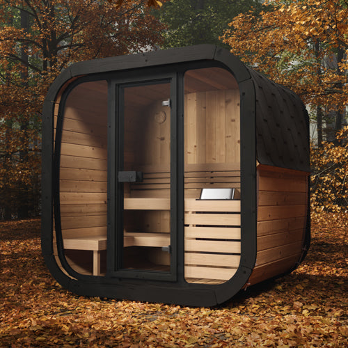 SaunaLife Model CL5G Cube-Series Outdoor Home Sauna Kit