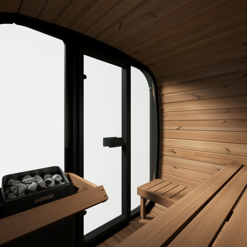 SaunaLife Model CL5G Cube-Series Outdoor Home Sauna Kit