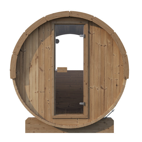 SaunaLife Model E8W Sauna Barrel with Rear Window