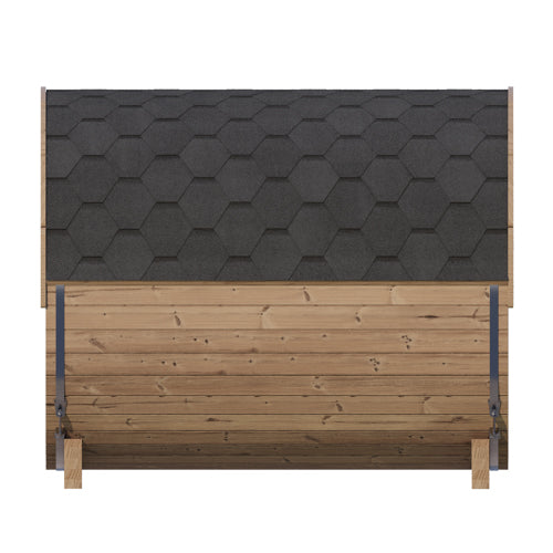 SaunaLife Model E8W Sauna Barrel with Rear Window
