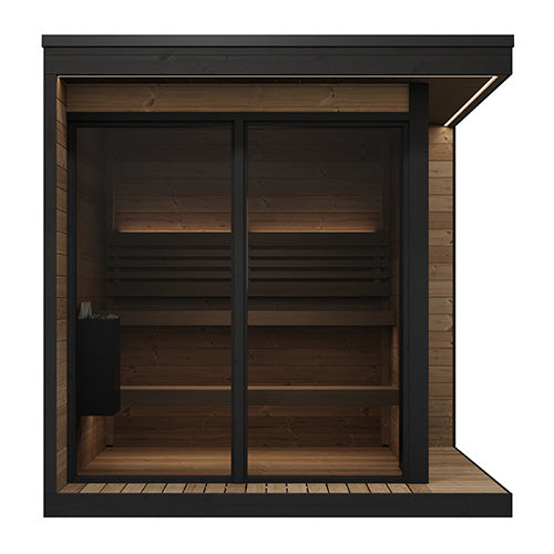 SaunaLife GL6 Outdoor Sauna Kit - Garden Luxury-Series Up to 6 People